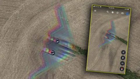 Gizli bombardıman uçağı keşif yaparken Google Maps'te görüntülendi