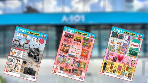 A101 10 Nisan 2025 aktüel kataloğu Televizyon, motosiklet, valiz, ütü, ısıtıcı dev indirime giriyor