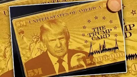 Trump 5 milyon dolarlık altın kartı ilk kez tanıttı! ABD vatandaşlığı artık bu karttan geçecek
