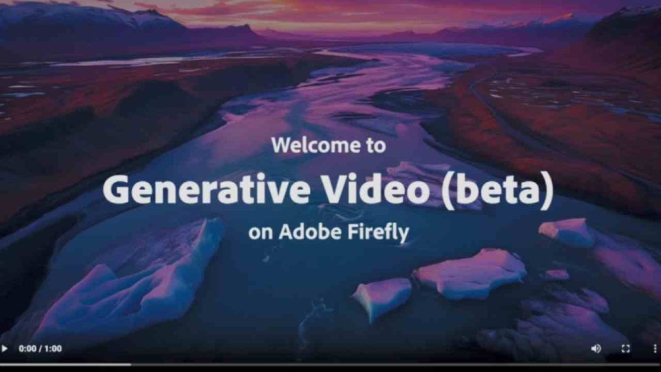 Adobe Firefly Generative AI modeli video oluşturma kabiliyeti kazandı