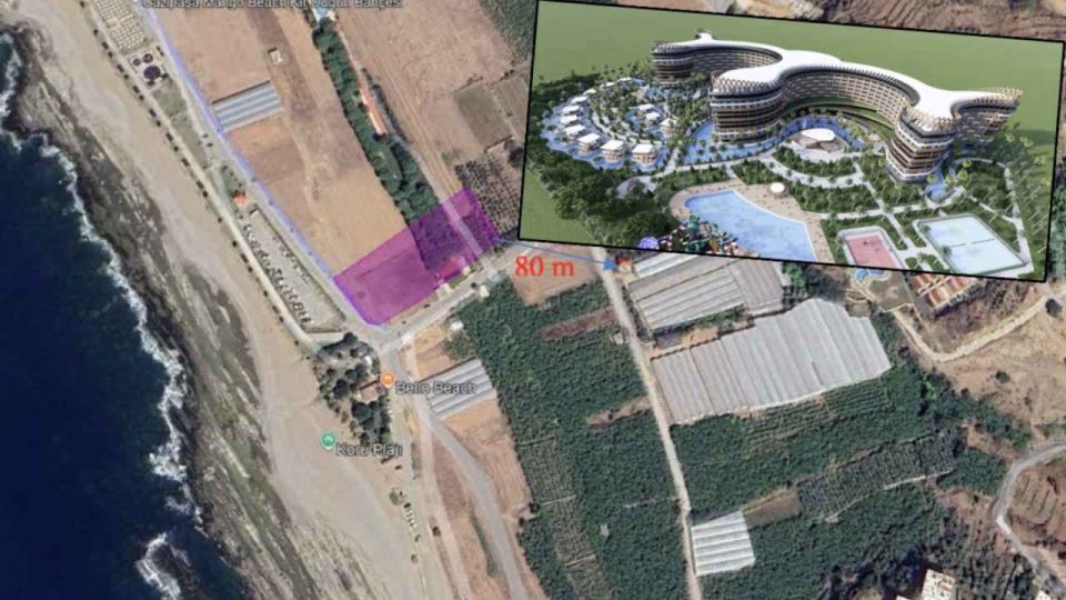 Gazipaşa'ya 398 milyon TL'lik otel yatırımı! Ünlü inşaat şirketi kolları sıvadı