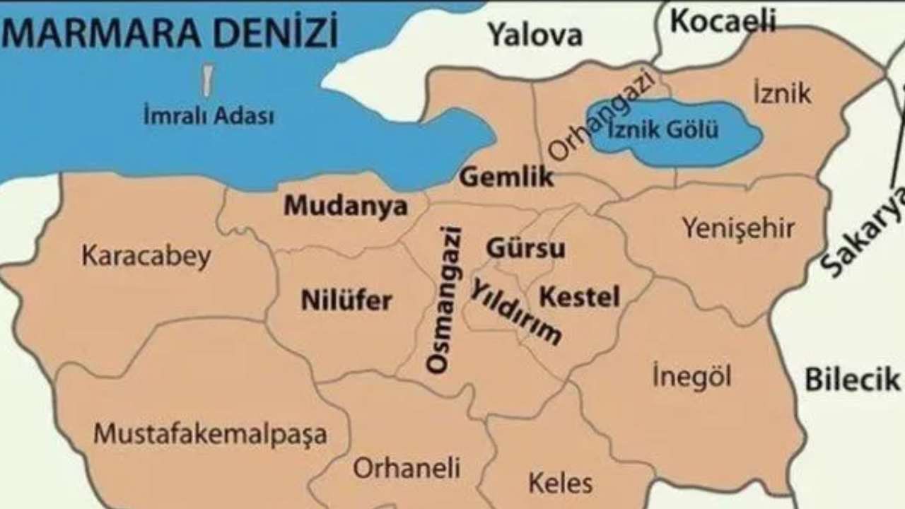 Bursa'daki fay hatları nerelerden geçiyor?