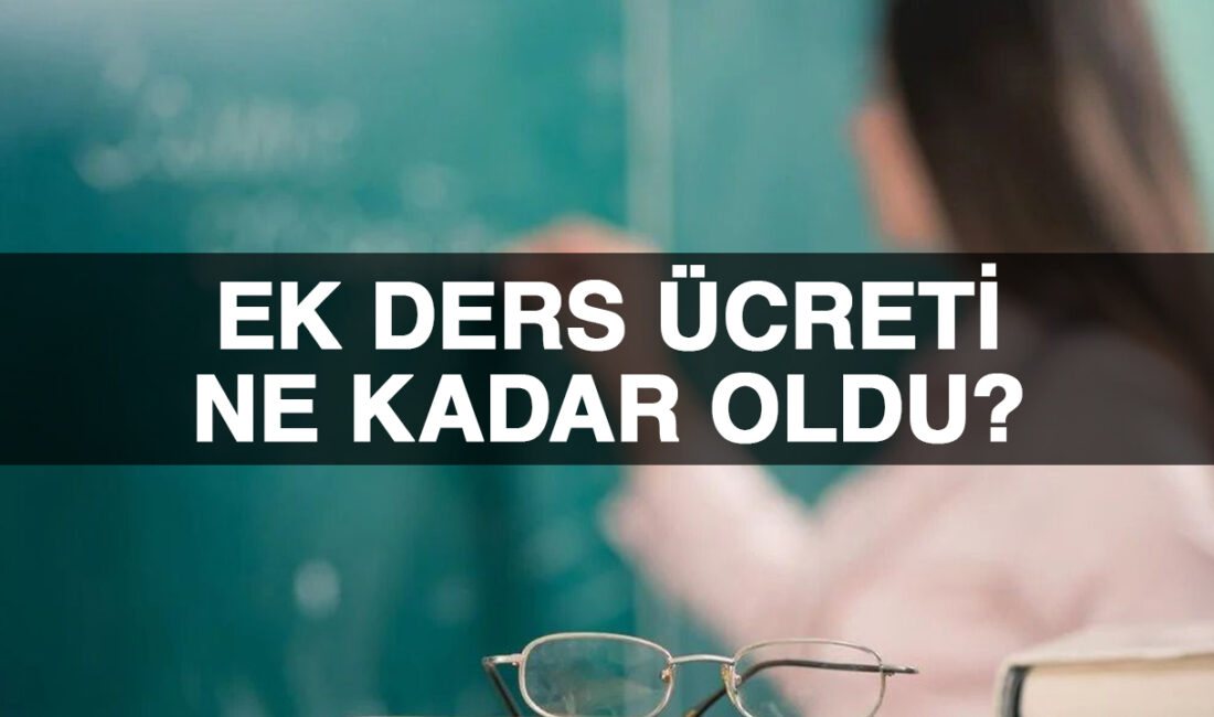 Öğretmenler devlet okullarında girdikleri ek ders için maaşlarına ek ödeme