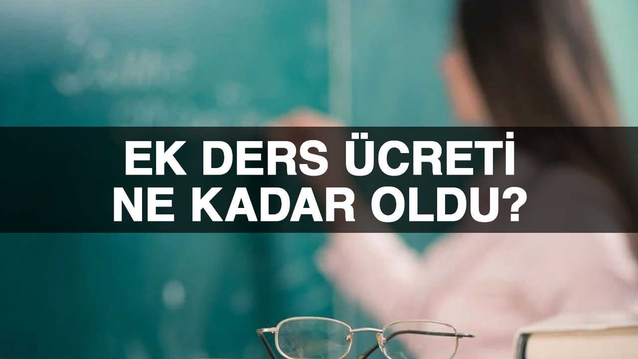 Öğretmenler devlet okullarında girdikleri ek ders için maaşlarına ek ödeme