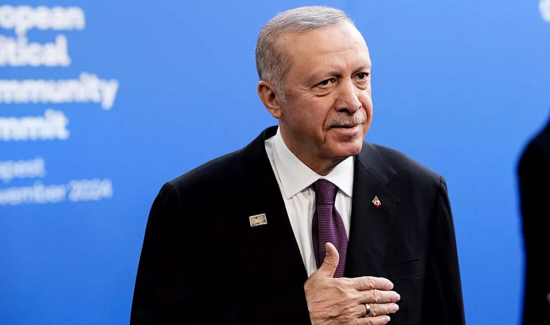 Cumhurbaşkanı Erdoğan, Mısır’ın başkenti Kahire’de düzenlenen D-8 Zirvesi dönüşü uçakta