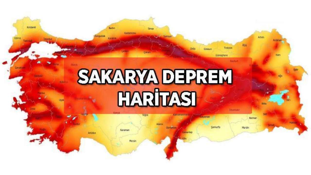 Sakarya deprem risk haritası 2025