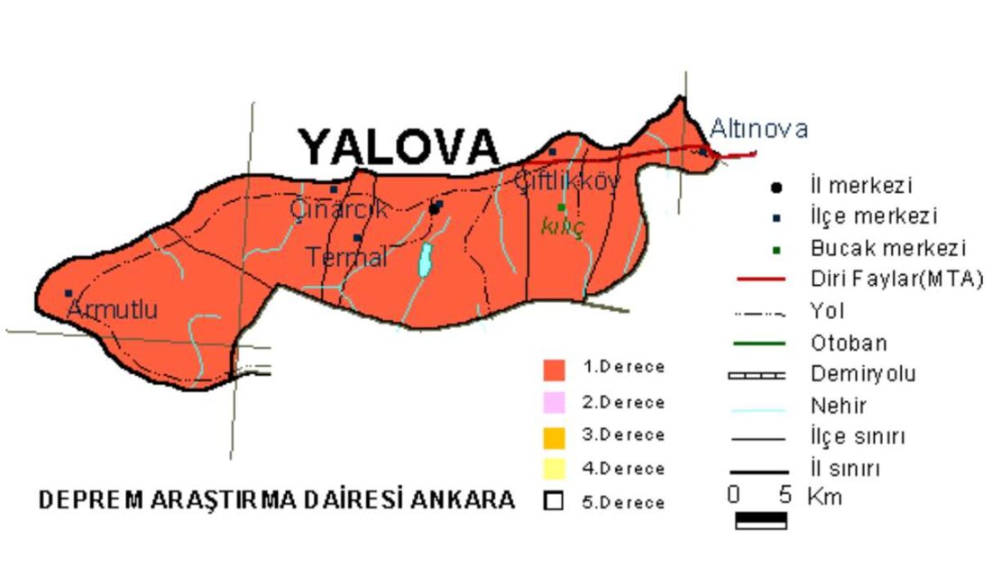 Yalova depreme dayanıklı mı? Yalova, 1999 yılındaki Marmara depreminde en