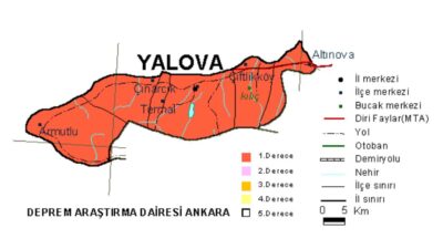 Yalova depreme dayanıklı mı? Yalova’da deprem ve tsunami riski var mı? Yalova depreme dayanıklı mı? Yalova, 1999 yılındaki Marmara depreminde en