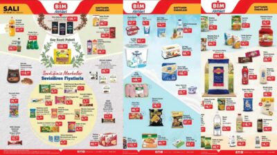 BİM market, 7 Ocak 2025 Salı günü için hazırladığı aktüel