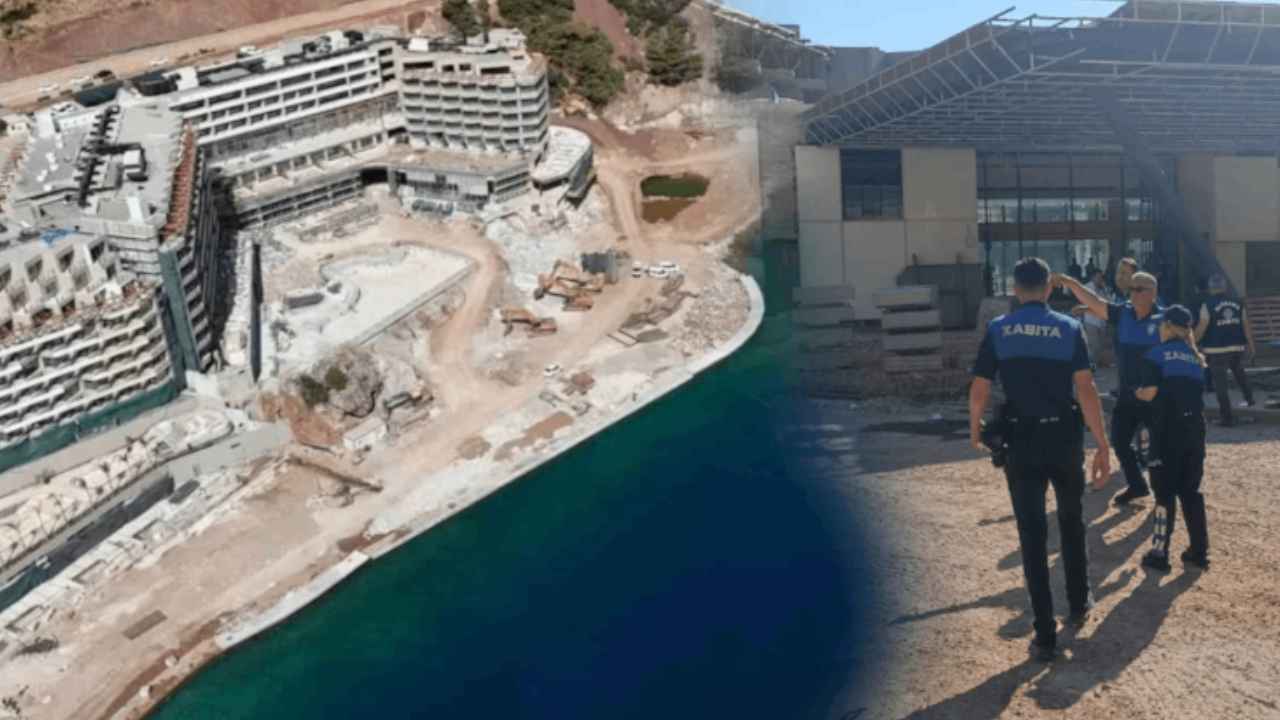 Marmaris'te devam eden otel inşaatına tarihi ceza! Firma neye uğradığını şaşırdı