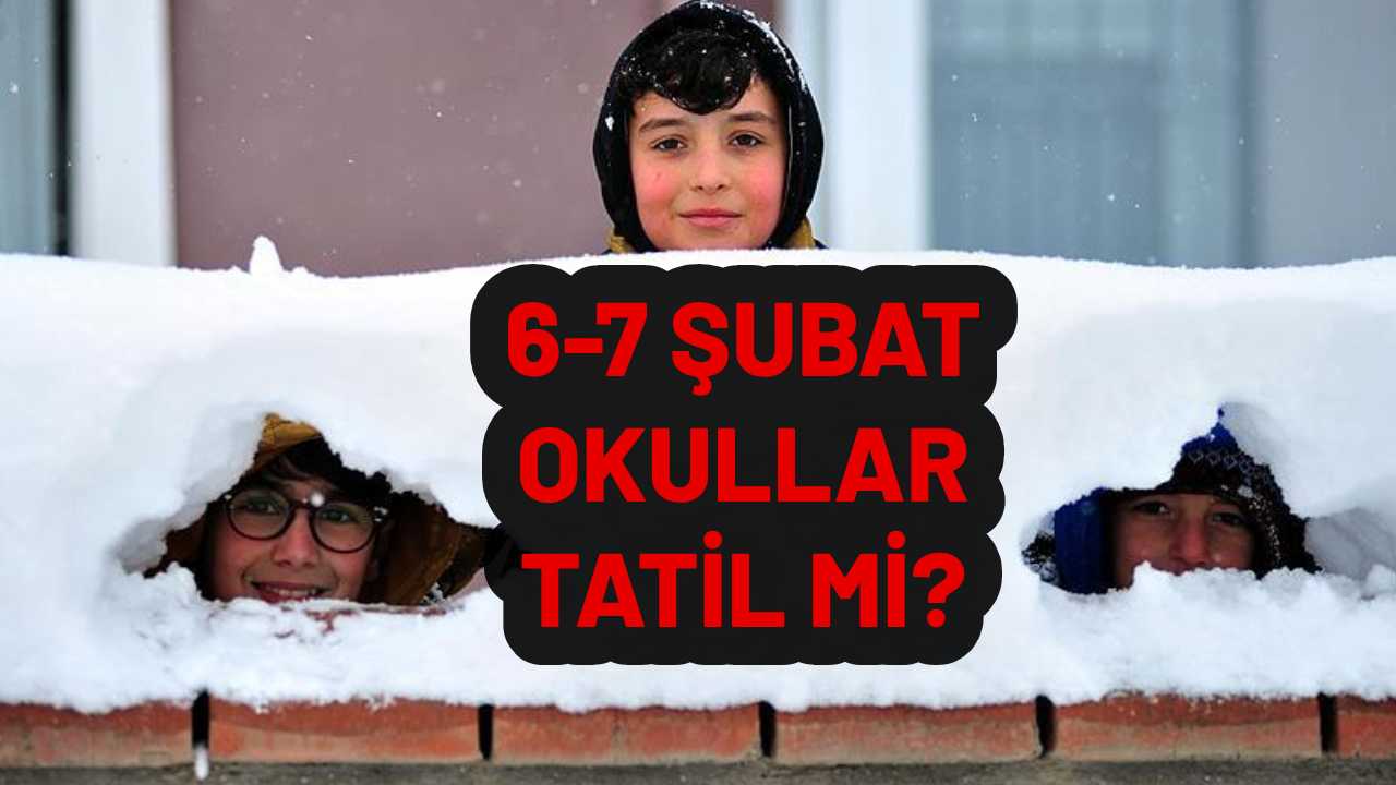 Kayseri – Sivas okullar tatil mi (6 Şubat Perşembe)? Meteoroloji