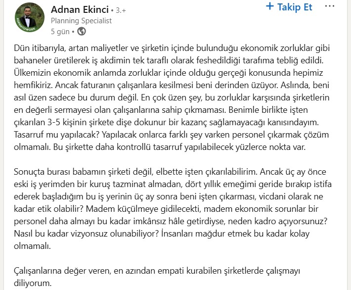 Artan maliyetler can sıktı! Sanayi devi çareyi işten çıkarmalarda buldu