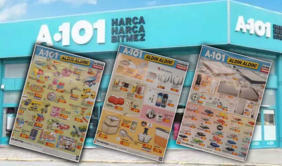 A101, 24 Nisan 2025 Perşembe günü geçerli olacak yeni aktüel