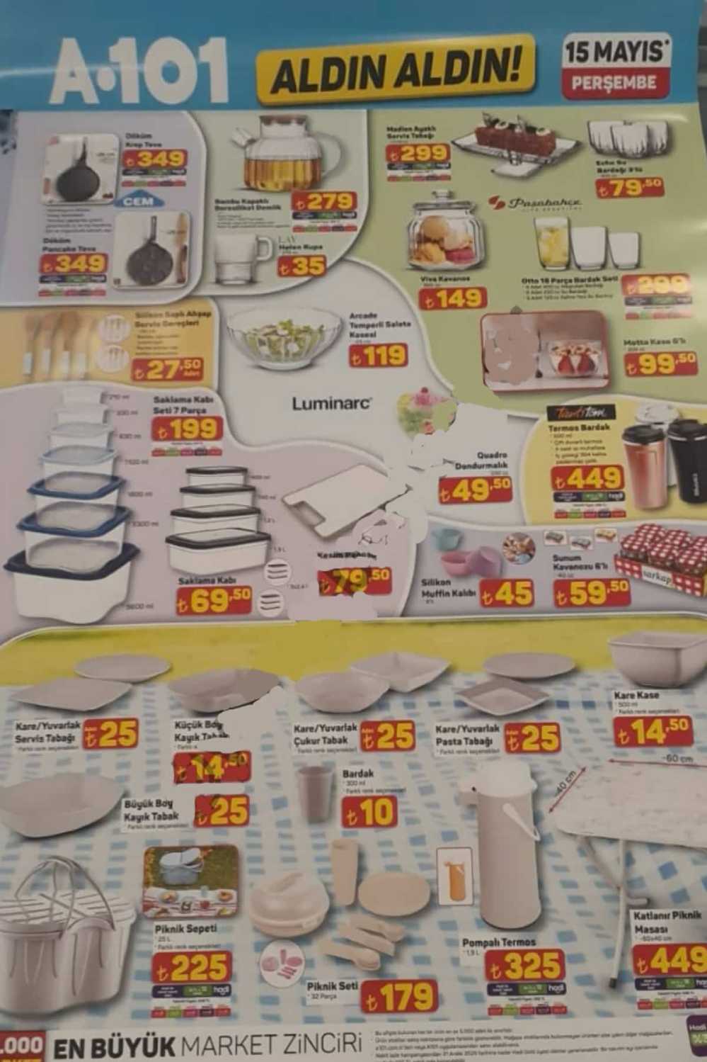 A101 15 Mayıs 2025 aktüel yayımlandı! Teknoloji ürünlerinden mopet ve beyaz eşyaya dev indirim geliyor