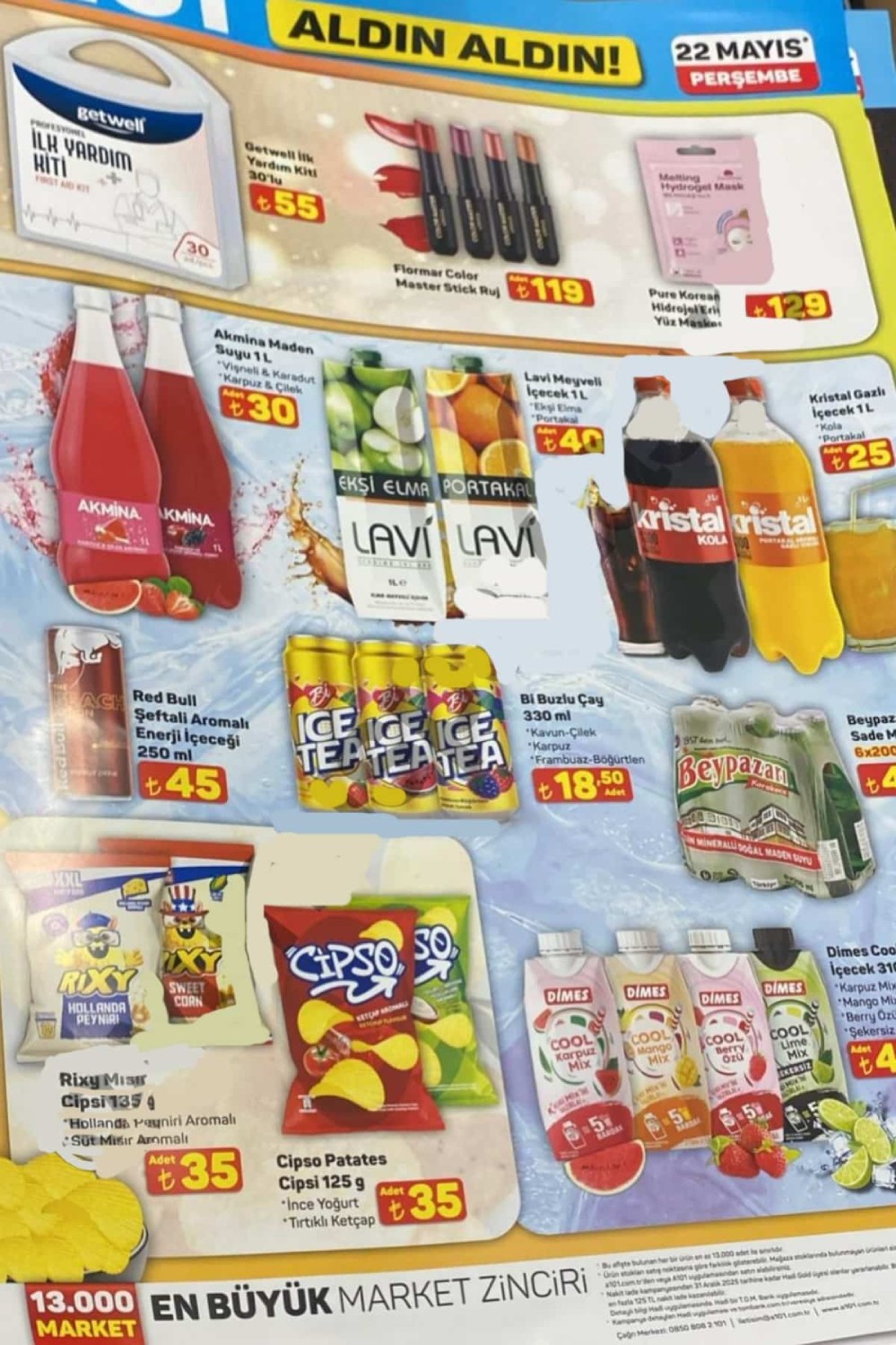 A101 22 Mayıs 2025 aktüel kataloğu ; TV, beyaz eşya ve yüzlerce üründe büyük indirim fırsatları!