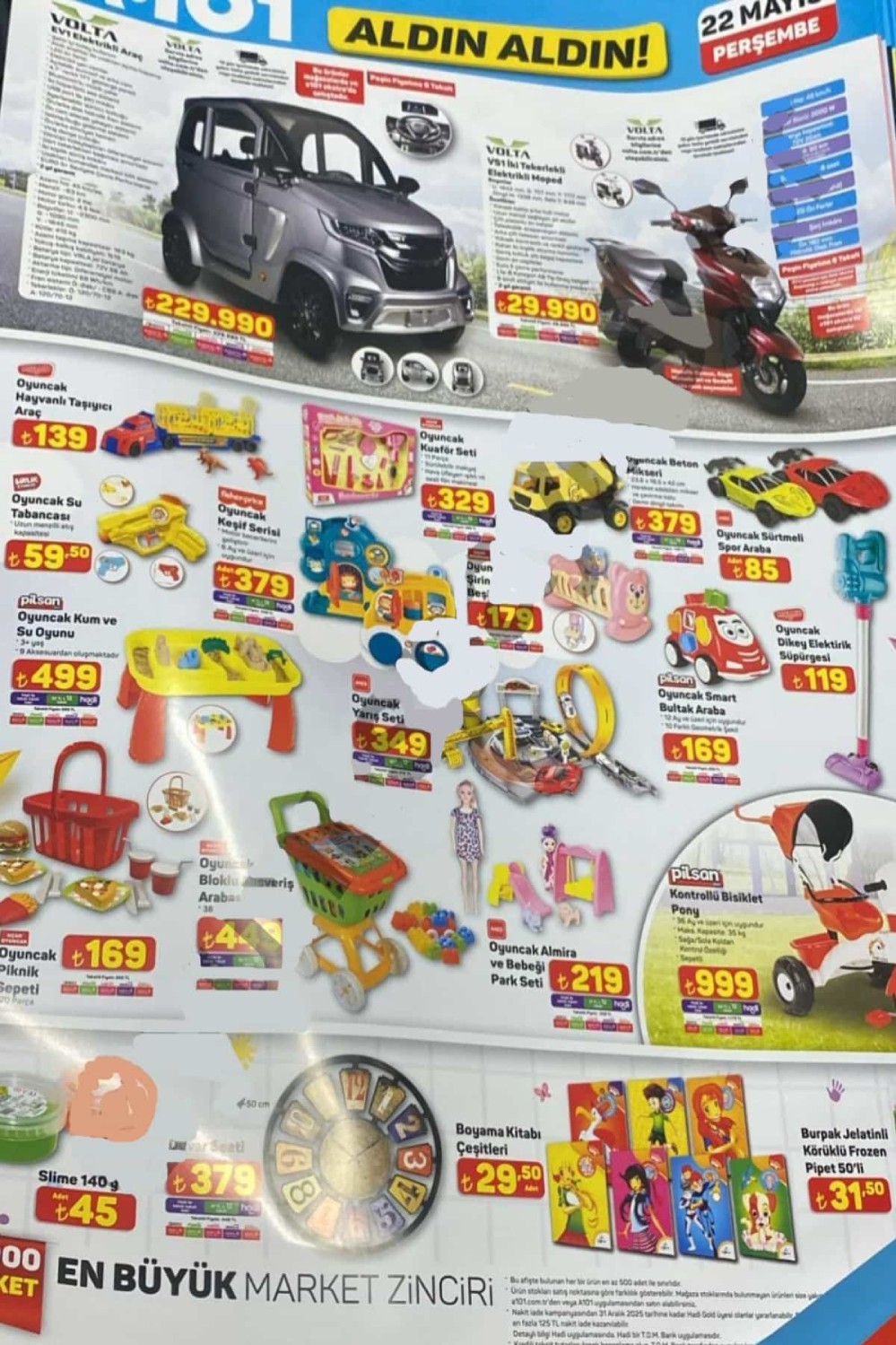 A101 22 Mayıs 2025 aktüel kataloğu ; TV, beyaz eşya ve yüzlerce üründe büyük indirim fırsatları!