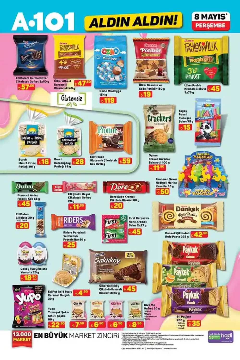 A101 8 Mayıs 2025 aktüel katalog ; Anneler Günü’ne özel dev indirimler başladı!