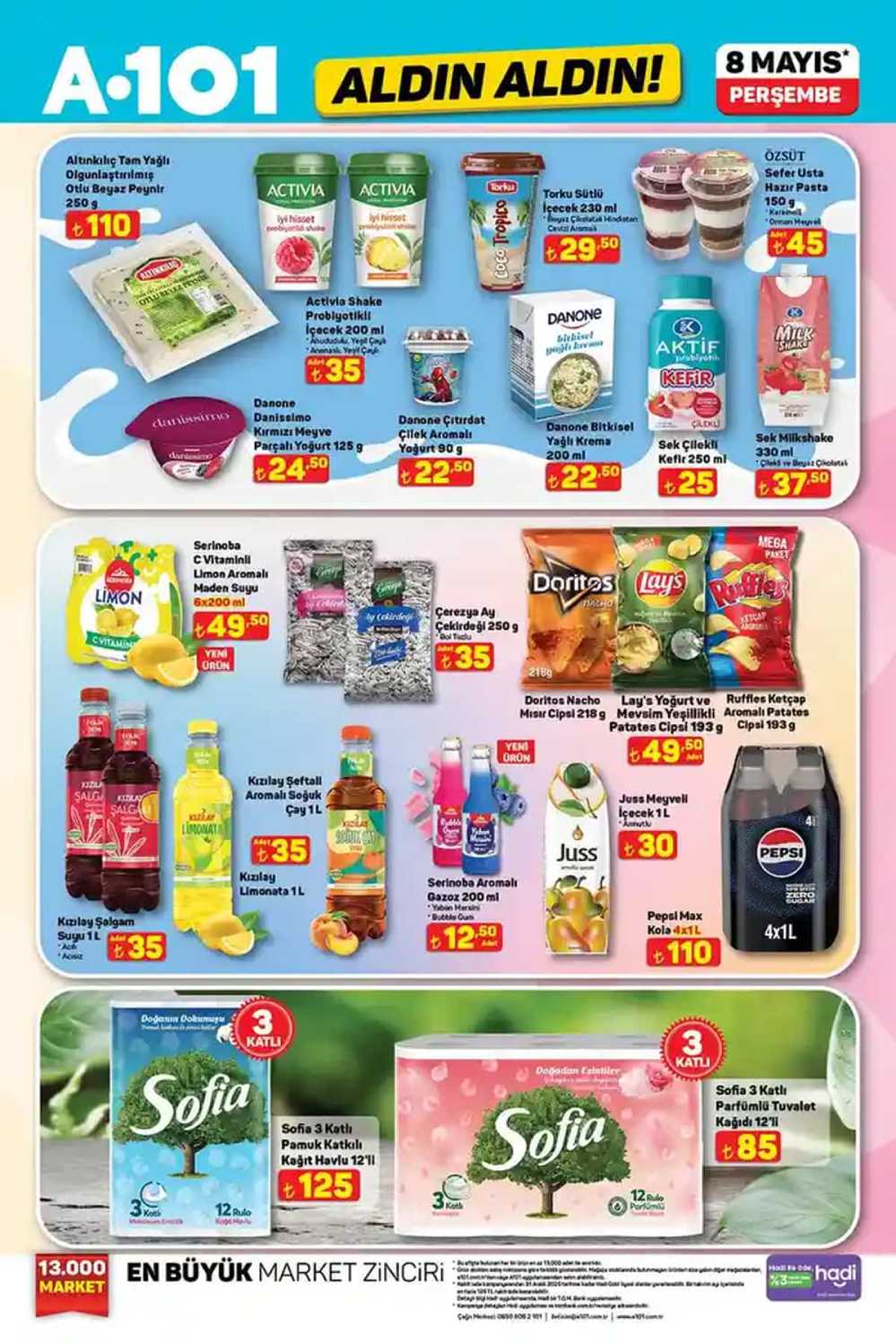 A101 8 Mayıs 2025 aktüel katalog ; Anneler Günü’ne özel dev indirimler başladı!