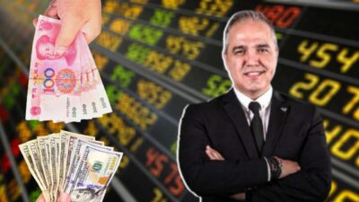 Bir önceki günkü borsa coşkusunun, işte %3.8'lik yükseliş vardı, yani