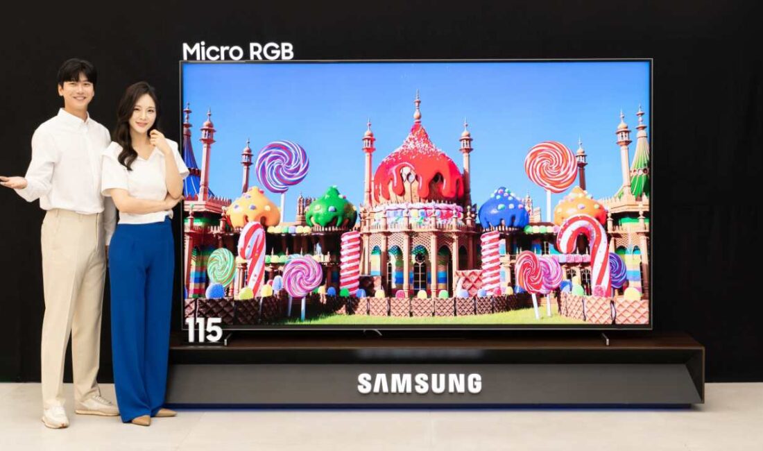 Samsung Electronics, dünyanın ilk Micro RGB ekranını duyurdu. 100 mikrometreden